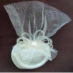 Voaleta pentru decor par cu clema de prindere VTL007CC - Crem